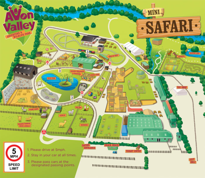 Mini Safari Guide Map