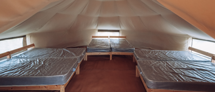 Interior of Nordic Bell Tents