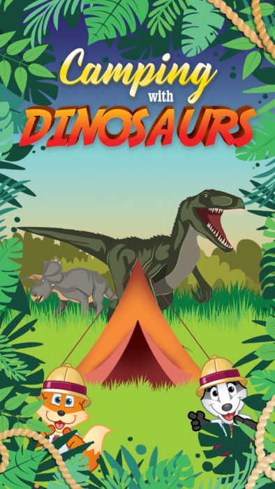 Camping with Dinosaurs Slide